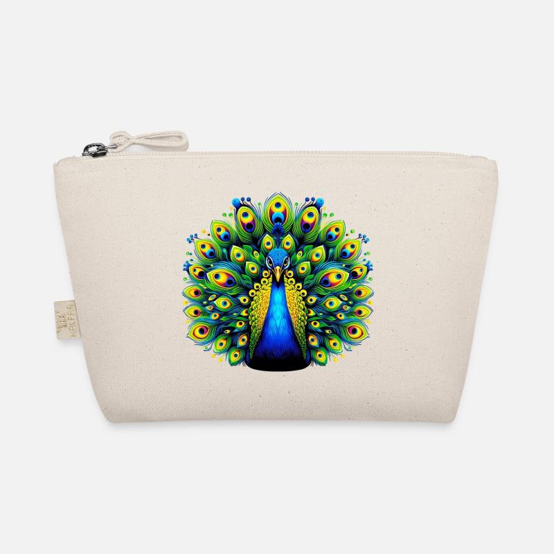Pfau - Bio-Täschchen - Natur