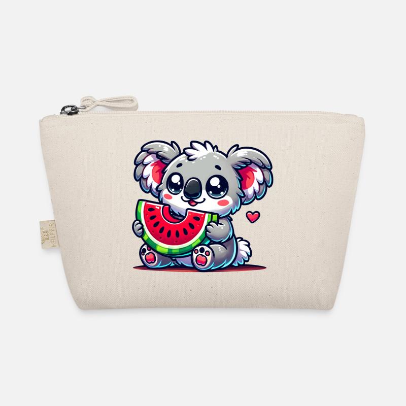 L’adorable koala déguste un morceau de pastèque Trousse biologique
