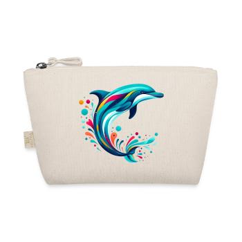 Delfin - Bio-Täschchen - Natur - Vorne