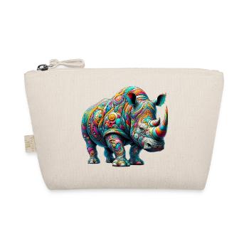 Nashorn - Bio-Täschchen - Natur - Vorne