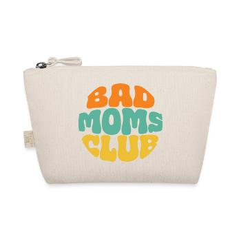 Bad Moms Club Retro Logo Circle - Organic Pouch - nature - Front