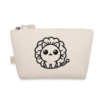 Cuddly lion ball illustration - Organic Pouch - nature - Front