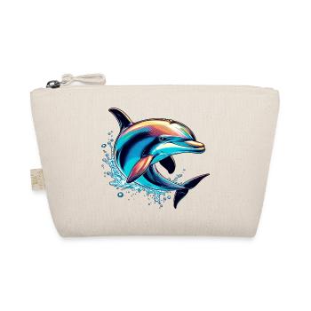 Delfin - Bio-Täschchen - Natur - Vorne