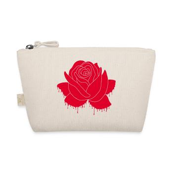 Graffiti d'une rose rouge - Trousse biologique - nature - Devant