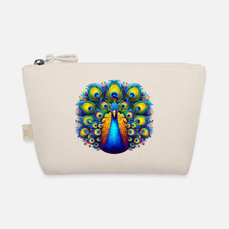Pfau - Bio-Täschchen - Natur
