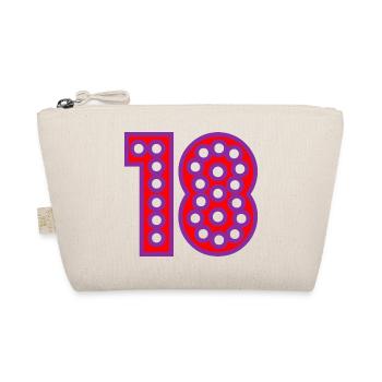 18. 18 ANS. 18e ANNIVERSAIRE. ANNIVERSAIRE 18 ANS. - Trousse biologique - nature - Devant