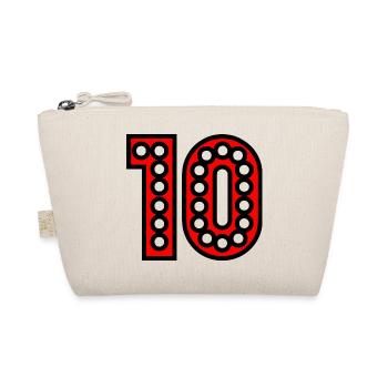10. 10 YEARS. 10th ANNIVERSARY. 10 YEAR ANNIVERSARY. - Organic Pouch - nature - Front