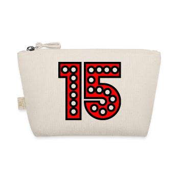15. 15 ANS. 15e ANNIVERSAIRE. ANNIVERSAIRE 15 ANS. - Trousse biologique - nature - Devant
