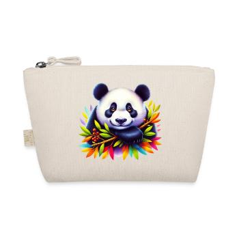 Panda - Bio-Täschchen - Natur - Vorne