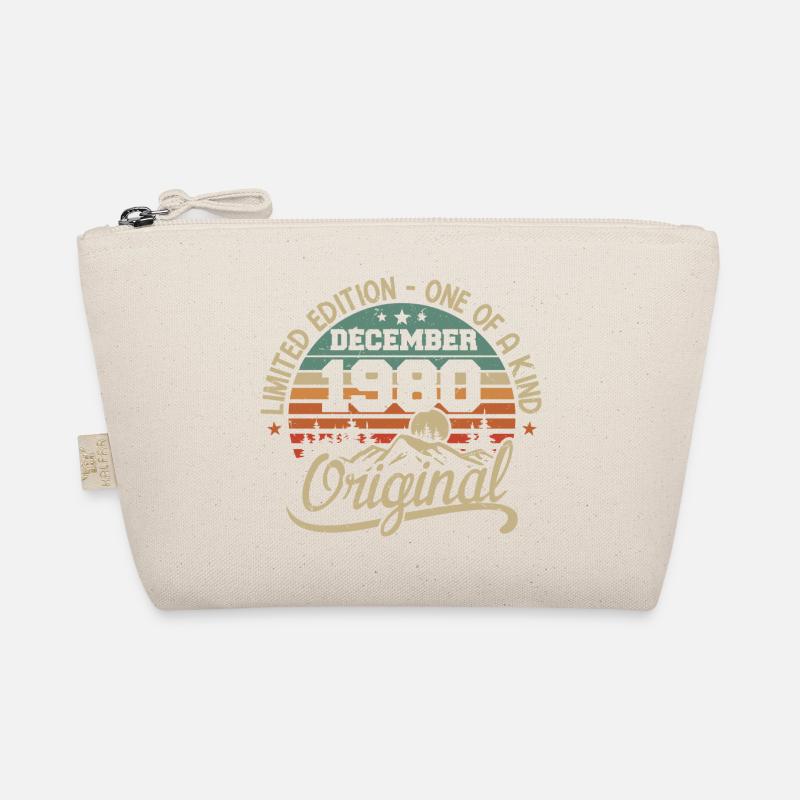 Original 45th Anniversary Gift, December 1980 Organic Pouch