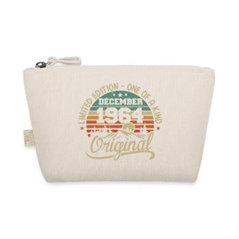 Original 61st Birthday Gift, December 1964 - Organic Pouch - nature - Front