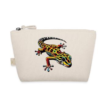 Gecko - Organic Pouch - nature - Front
