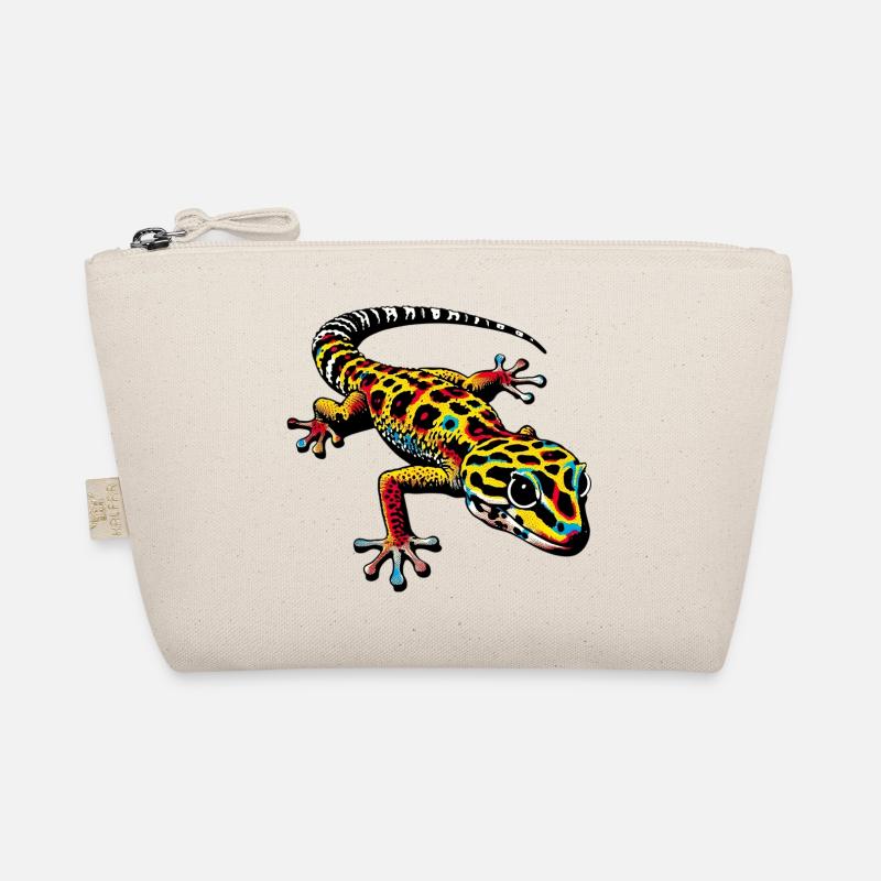 Gecko - Bio-Täschchen - Natur