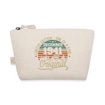 Original 84th Birthday Gift, December 1941 - Organic Pouch - nature - Front