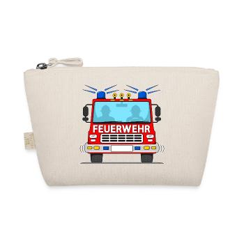 Feuerwehrauto - Bio-Täschchen - Natur - Vorne