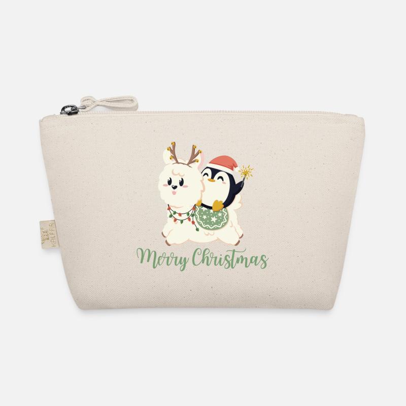 Joyeux Noël - Alpaga + Pingouin pour Noël Trousse biologique