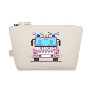 Fire engine in pink - Organic Pouch - nature - Front