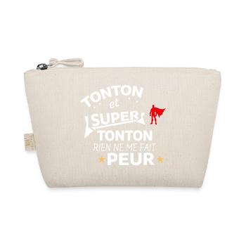 Humorous Tribute from Super Tonton - Organic Pouch - nature - Front