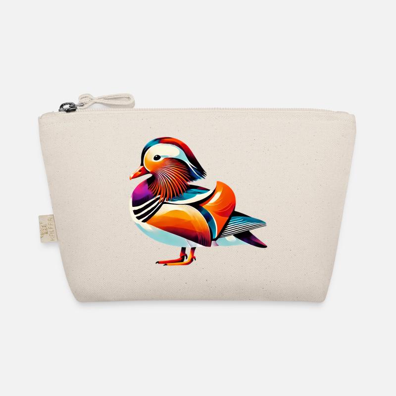 Mandarin duck Organic Pouch