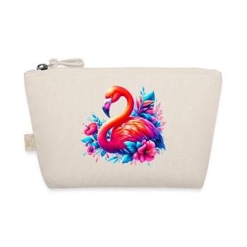 Flamingo - Bio-Täschchen - Natur - Vorne