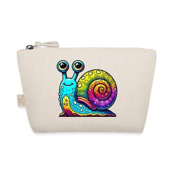 Schnecke - Bio-Täschchen - Natur - Vorne