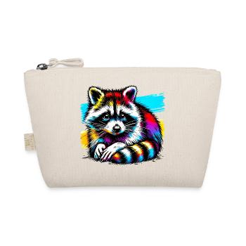 Raccoon - Organic Pouch - nature - Front