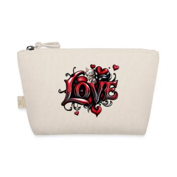 Murmures du cœur : la magie de l’amour et du chaton - Trousse biologique - nature - Devant