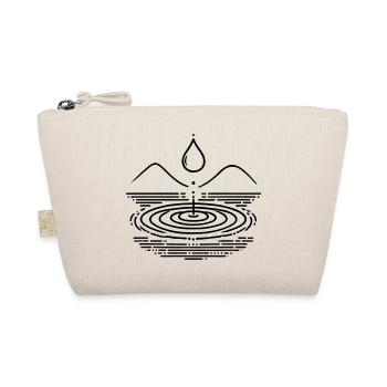 Gouttes d’eau et vagues – D’inspiration zen - Trousse biologique - nature - Devant