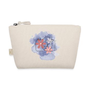 🌸 Floral Camera - Watercolor Aesthetic Photograph - Organic Pouch - nature - Front