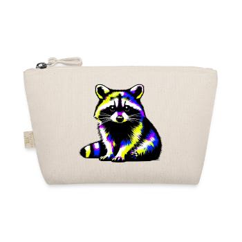 Waschbär - Bio-Täschchen - Natur - Vorne