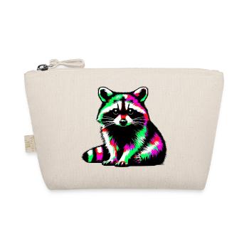 Raccoon - Organic Pouch - nature - Front