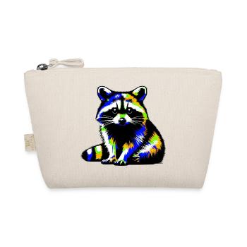Raccoon - Organic Pouch - nature - Front