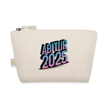 Abitur 2025 – Farbverlauf - Bio-Täschchen - Natur - Vorne