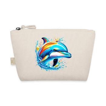 Delfin - Bio-Täschchen - Natur - Vorne