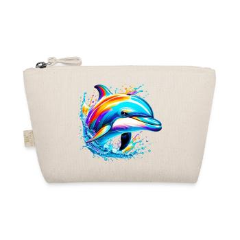 Delfin - Bio-Täschchen - Natur - Vorne