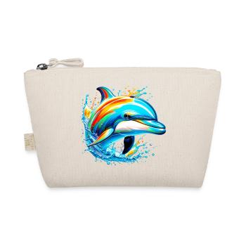 Dolphin - Organic Pouch - nature - Front