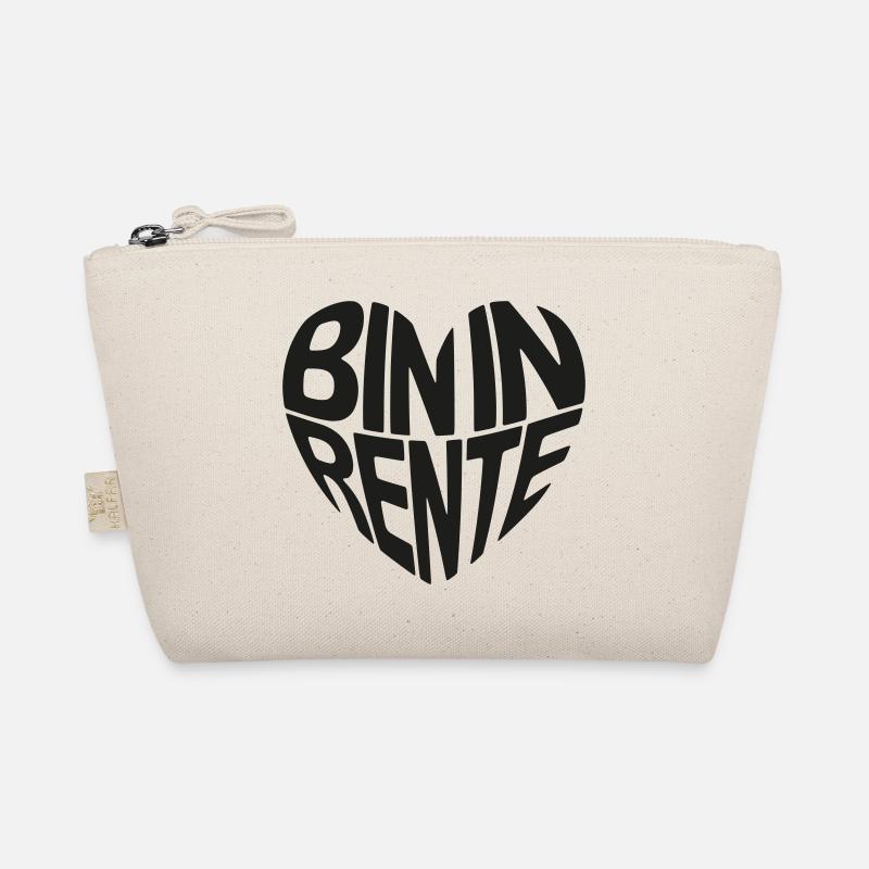 Bin in Rente - Bio-Täschchen - Natur