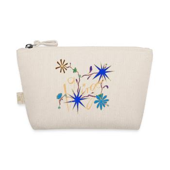 Vierge – Signes du zodiaque mystiques et fleurs - Trousse biologique - nature - Devant