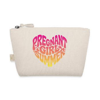 Pregnant Girl Summer - Bio-Täschchen - Natur - Vorne