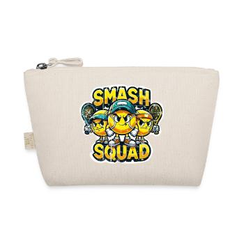 Kids Tennis Hoodie Smash Squad Shirt - Organic Pouch - nature - Front