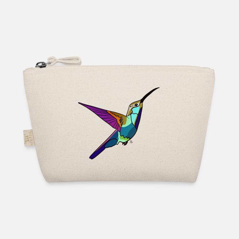 Kolibri farbig Bio-Täschchen