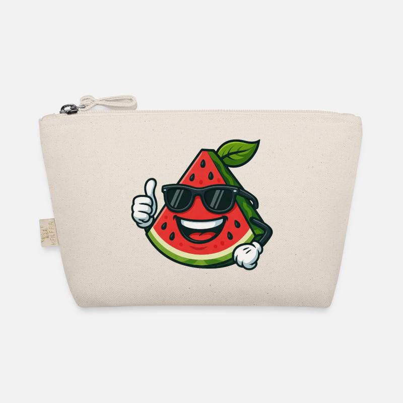 Erfrischende Wassermelone Sommerfrucht Cool Daumen Bio-Täschchen