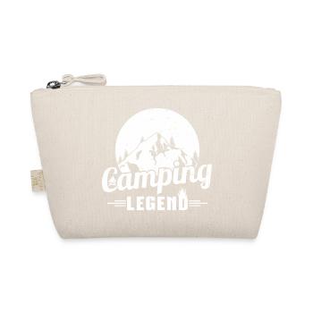 Mountain Camping Legend Design - Organic Pouch - nature - Front