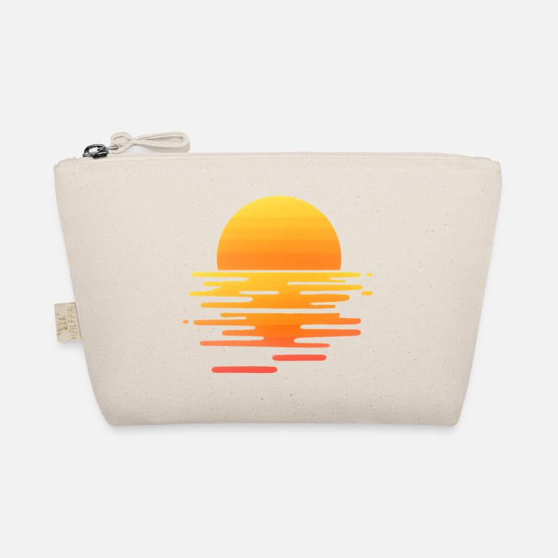 Retro sunset Organic Pouch