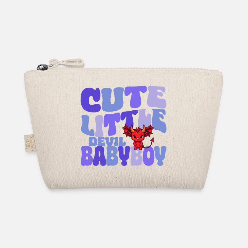 Babyboy - Cute little Devil Bio-Täschchen