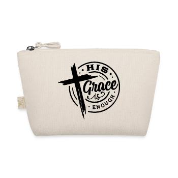 Sa Grâce suffit Croix Chrétienne - Trousse biologique - nature - Devant
