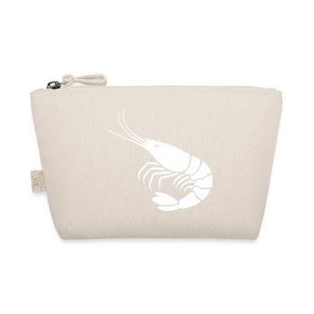 Conception minimaliste de la silhouette de crevettes - Trousse biologique - nature - Devant