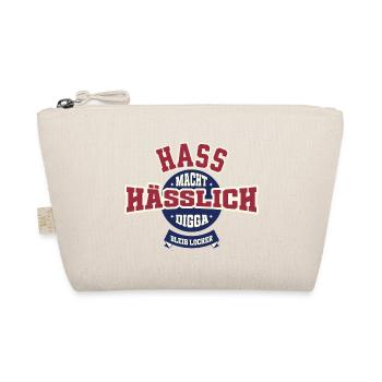 Hass macht hässlich - Bio-Täschchen - Natur - Vorne