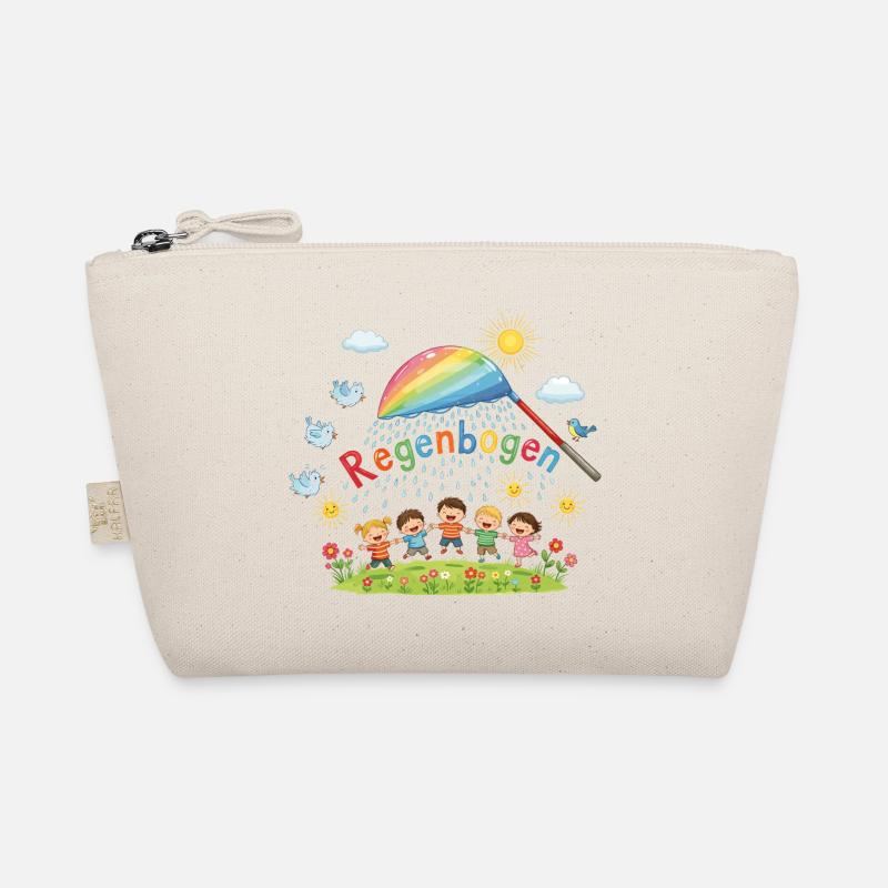 Regenbogen-Kinder-Freude Bio-Täschchen