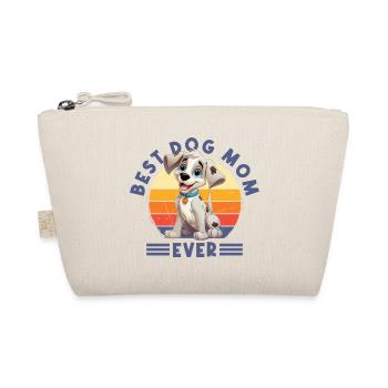 Hund Best Dog Mom Ever Beste Hunde Mama Mutter - Organic Pouch - nature - Front